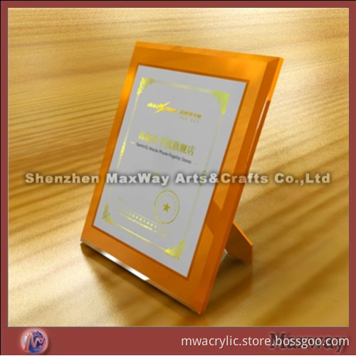 Freestanding Acrylic Plaque